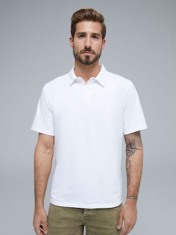 ABOUT YOU x Kevin Trapp - Camisa 'Carlo' em branco: frente