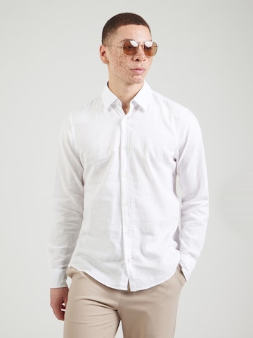 Coupe regular Chemise 'Hanson' JOOP! Jeans en blanc : devant