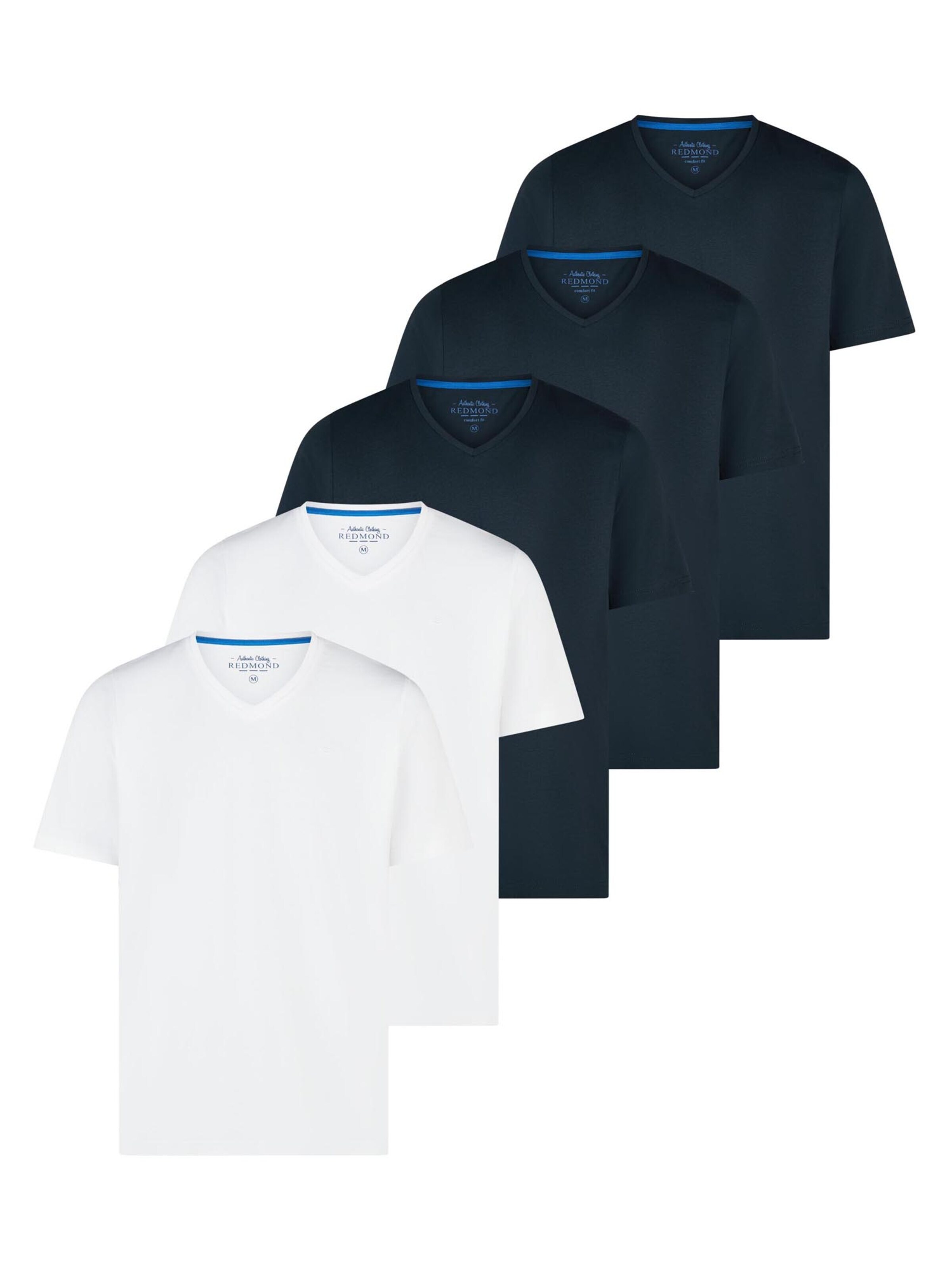 redmond Shirt 'Basic' in Blue: front