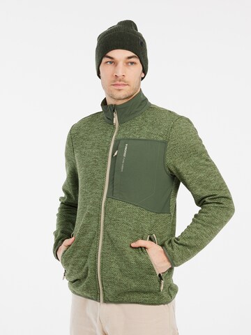 PROTEST Fleece jacket 'PRTHARPER' in Green