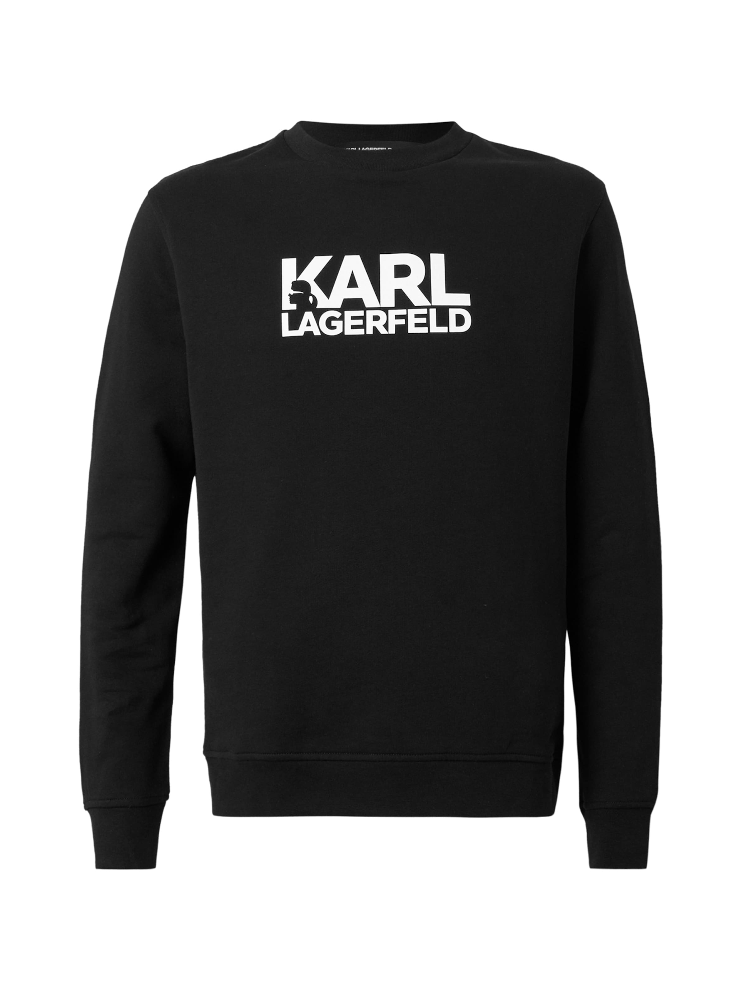 Karl Lagerfeld Μπλούζα φούτερ σε μαύρο: μπροστά