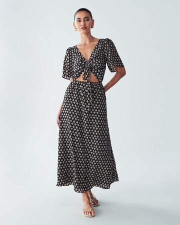 St MRLO - Vestido 'Bobbie' en negro: frente