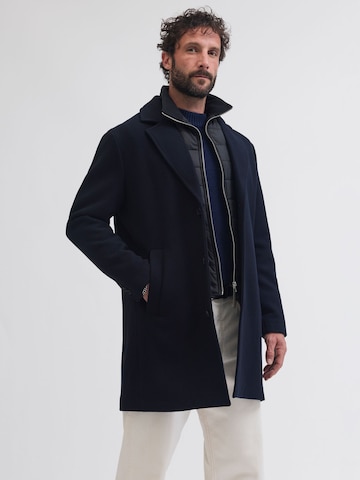 Portland Outerwear Company Mantel in Blau: Vorderseite