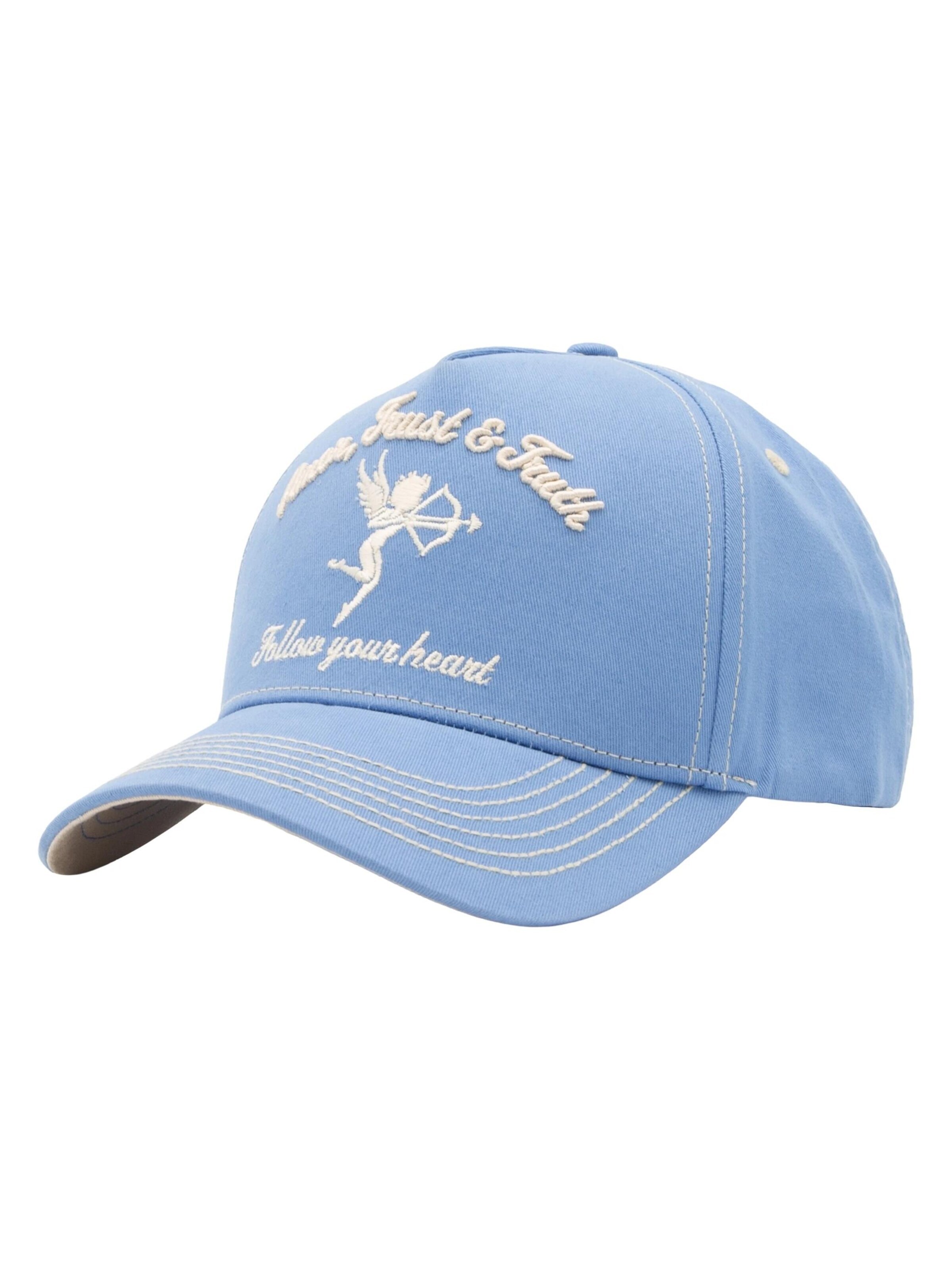 Amor, Trust & Truth Cap 'Follow Your Heart' in Blue: front
