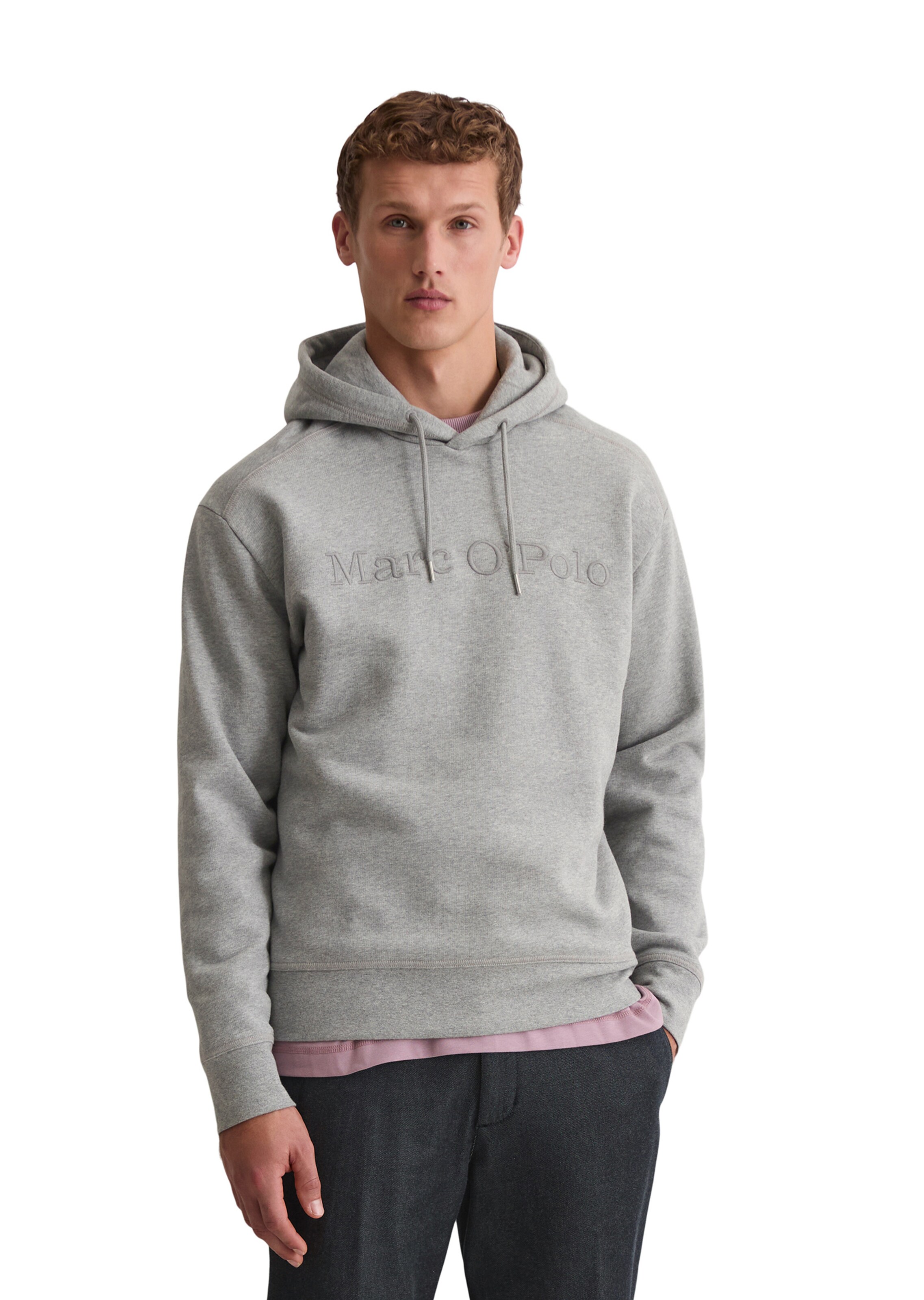 Marc O'Polo Sweatshirt in Grey: front