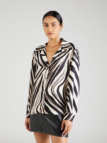 Sisley Blouse in Zwart: voorkant