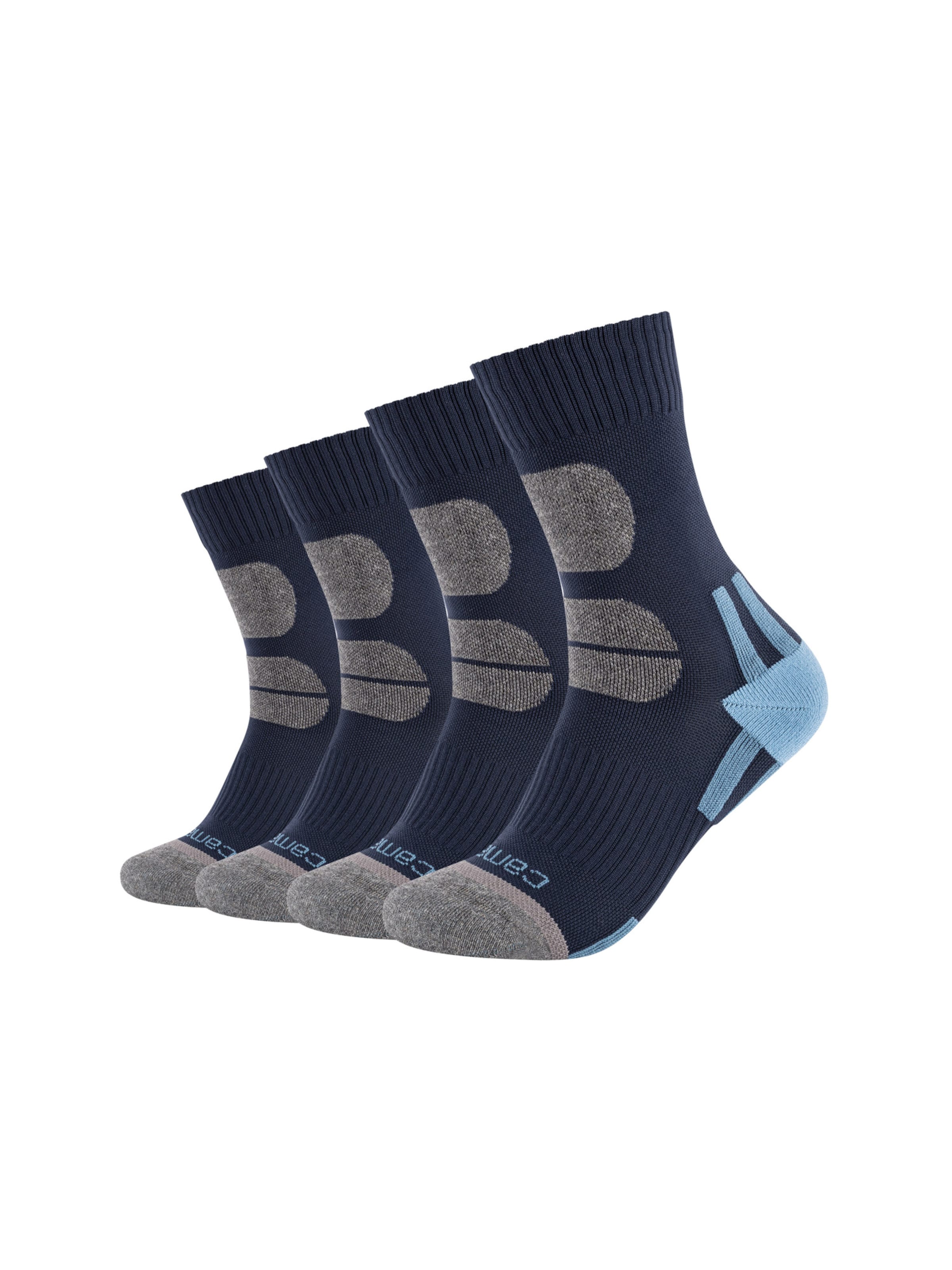 camano Sports socks in 35-38 in Blue / Dark blue / Mottled grey, Item view