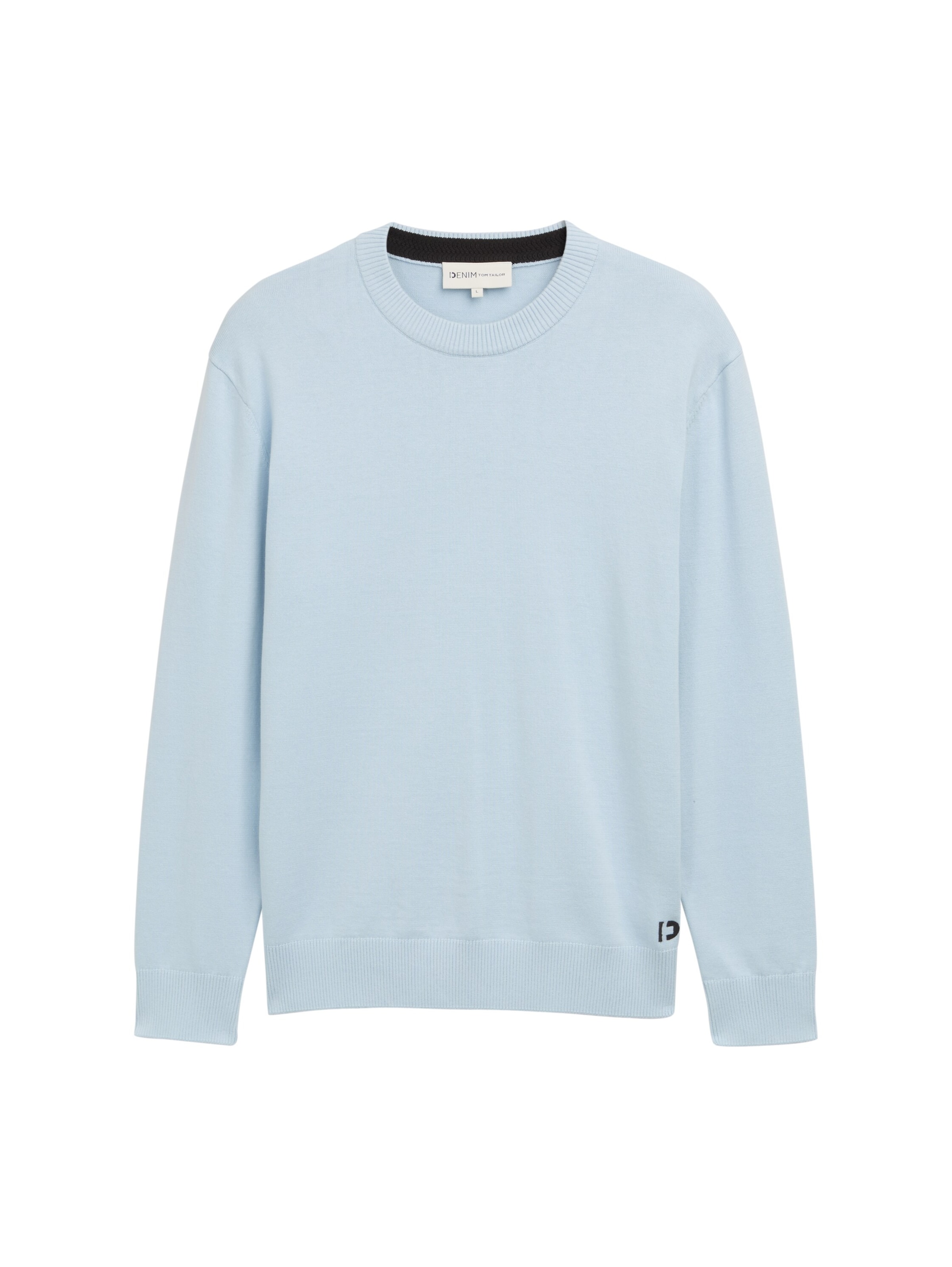 TOM TAILOR DENIM Sweater in Blue: front