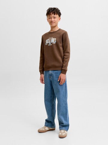 Jack & Jones Junior Mikina 'JJAERO' - Hnedá