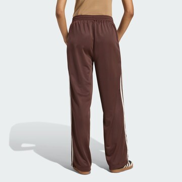ADIDAS ORIGINALS Wide Leg Hose 'Adicolor Classic Firebird' in Braun
