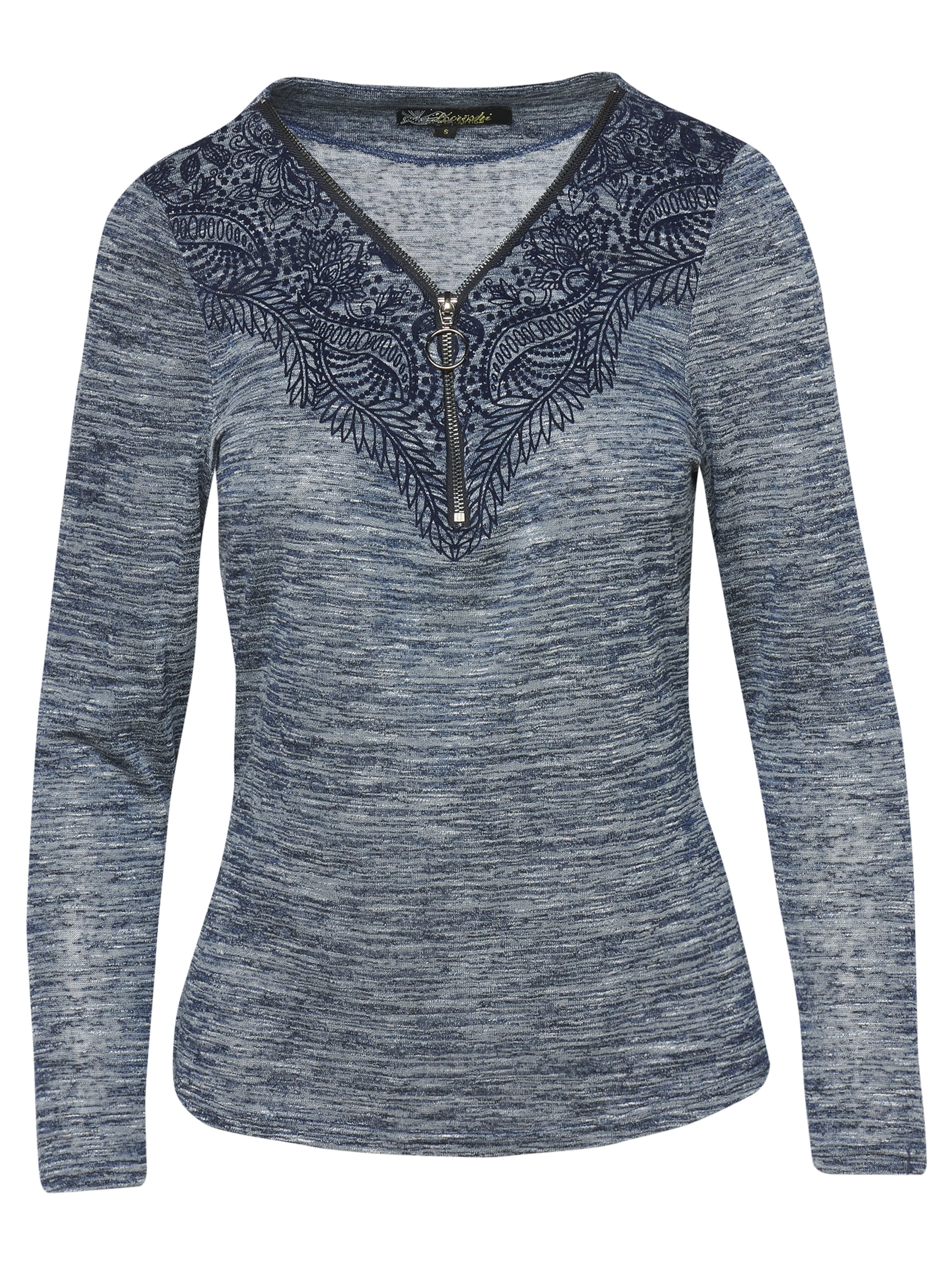 KOROSHI Tričko - Modrá: predná strana