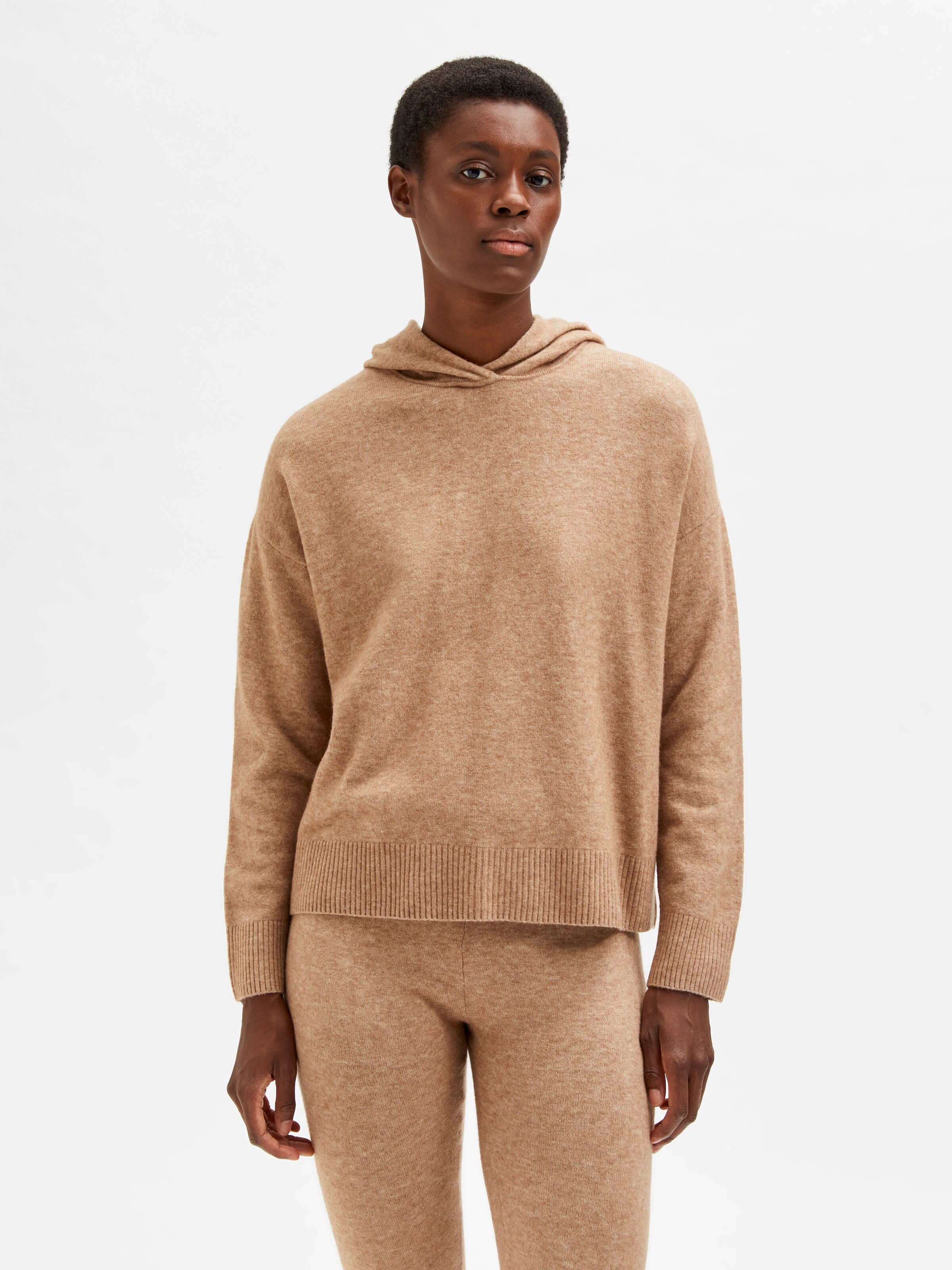 Frauen Große Größen SELECTED FEMME Pullover 'Novah' in Camel - ZX71773 Frauen Große Größen SELECTED FEMME Pullover 'Novah' in Camel - ZX71773