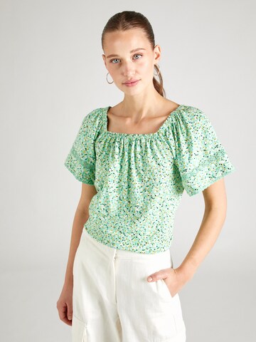 Marks & Spencer Shirt in Groen: voorkant