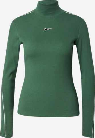 Nike Sportswear Shirt in Groen: voorkant