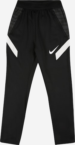 Regular Pantaloni sport de la NIKE pe negru: față