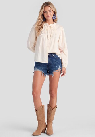 IZIA - Blusa en beige