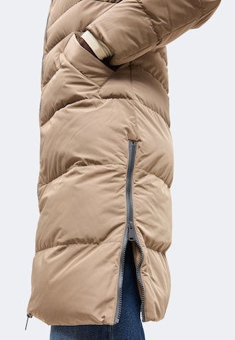 RINO & PELLE Mantel 'Keilafur' in Beige