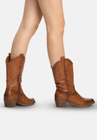 Elara Comwboystøvler i brun