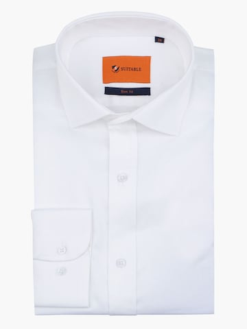 Chemise Suitable en blanc : devant