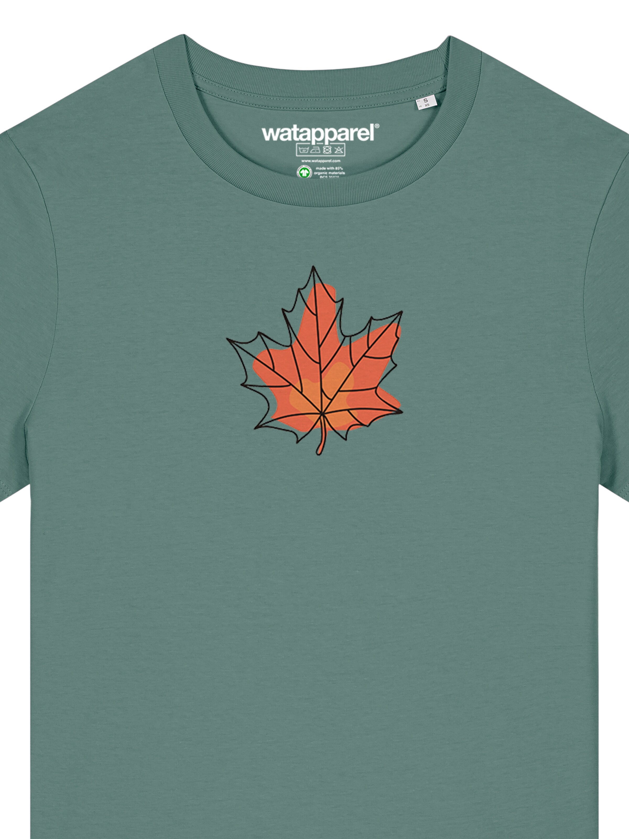 Maglietta 'Herbst' di Watapparel in verde