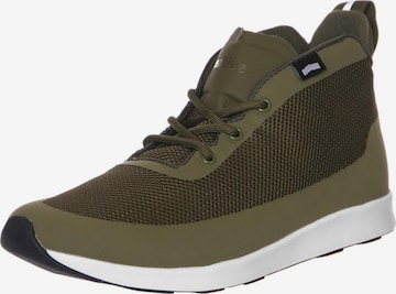 NATIVE Buty sportowe sznurowane w kolorze zielony: przód