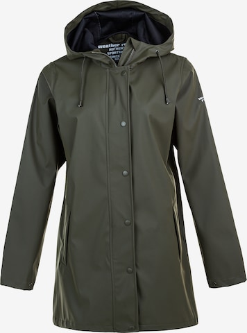 Cappotto outdoor 'Petra' di Weather Report in verde: frontale
