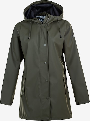 Weather Report Outdoor Jacket 'Petra' in Green: front