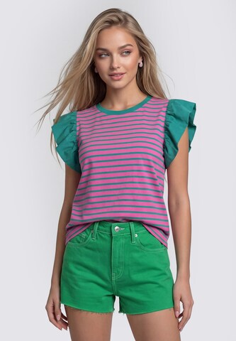 myMo Pop - Blusa en rosa: frente