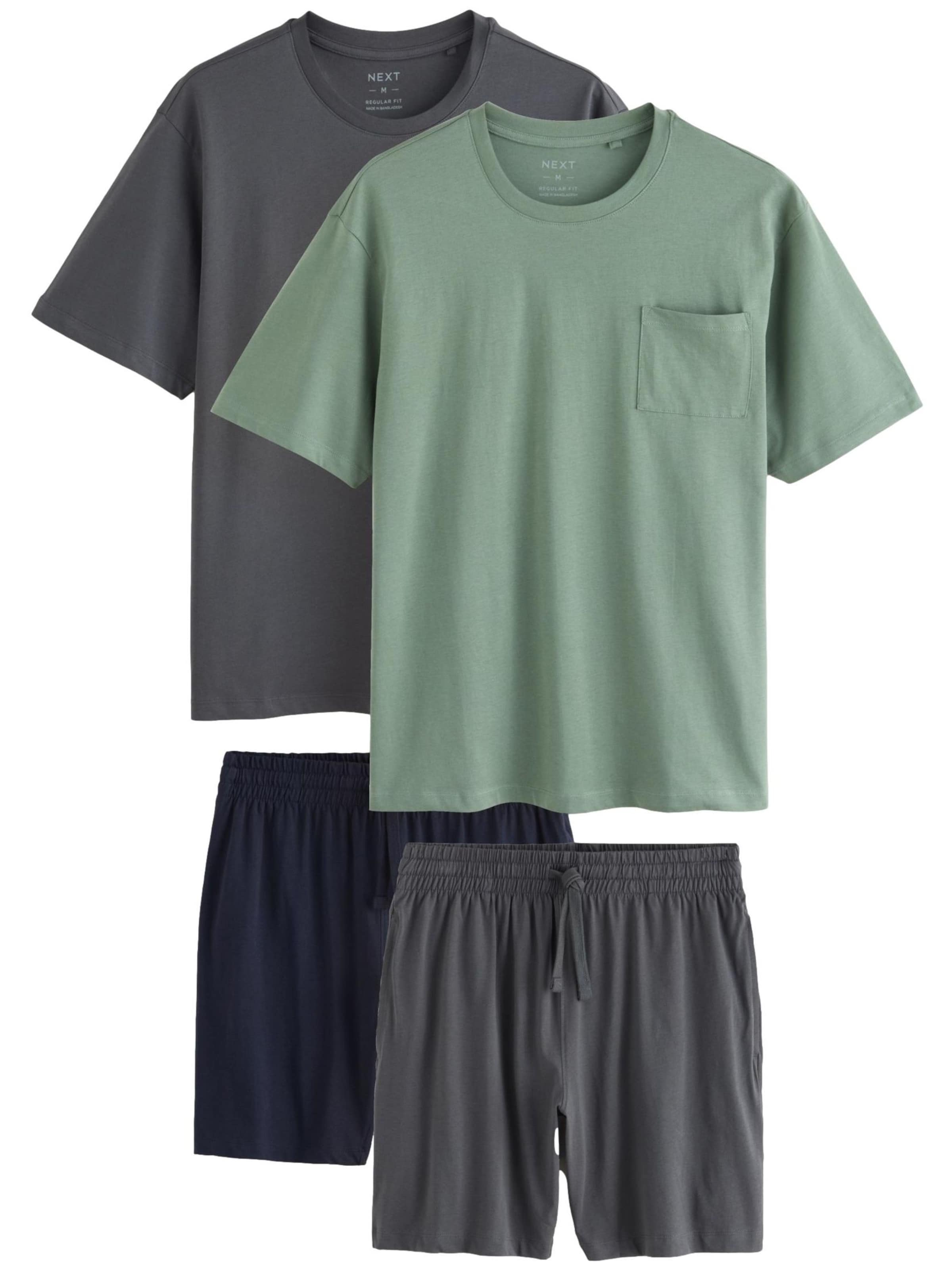 Next - Pijama largo en gris: frente