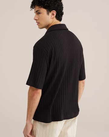 WE Fashion Классический крой Рубашка в Черный