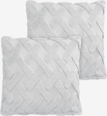 normani Pillow 'Sofia' in Grey: front