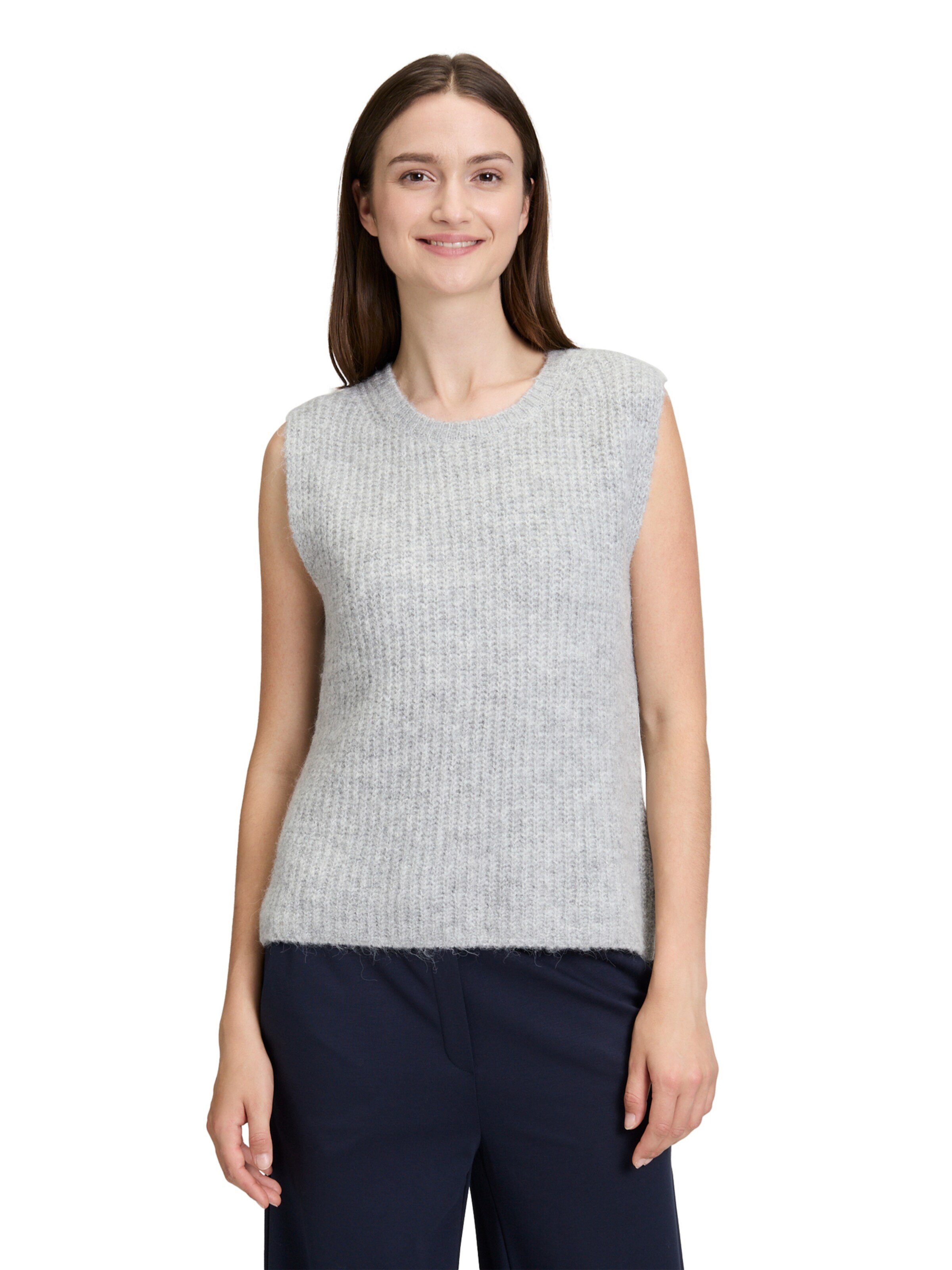 Pull-over Betty & Co en gris : devant