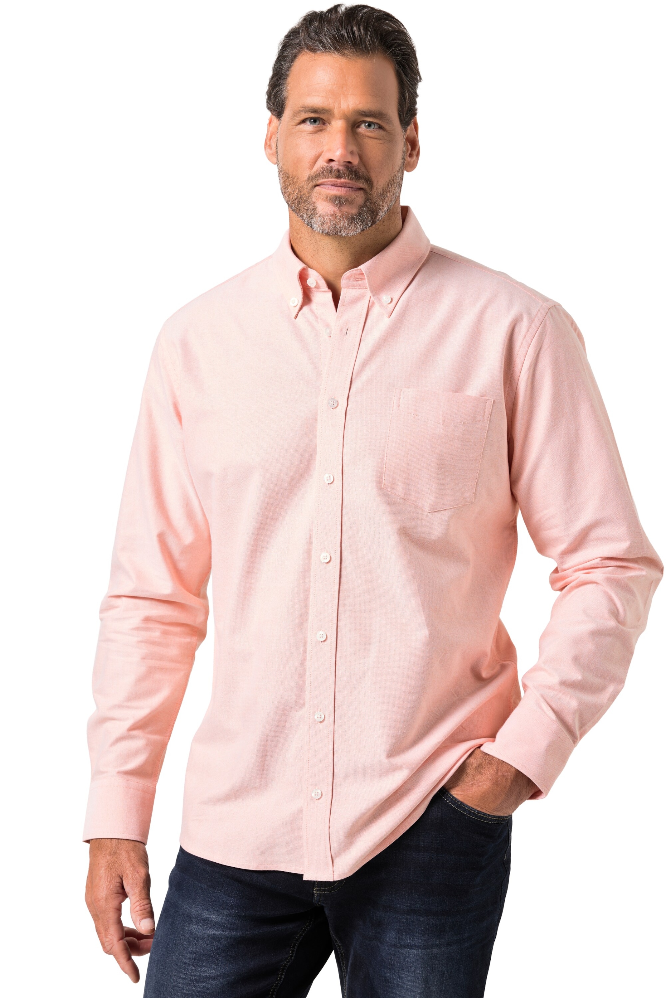 JP1880 Regular fit Button Up Shirt in Pink: front