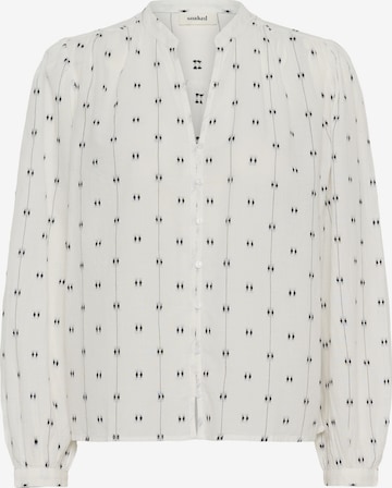 Chemisier 'Amelie' SOAKED IN LUXURY en blanc : devant