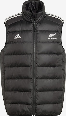 ADIDAS PERFORMANCE Sportbodywarmer 'All Blacks' in Zwart: voorkant