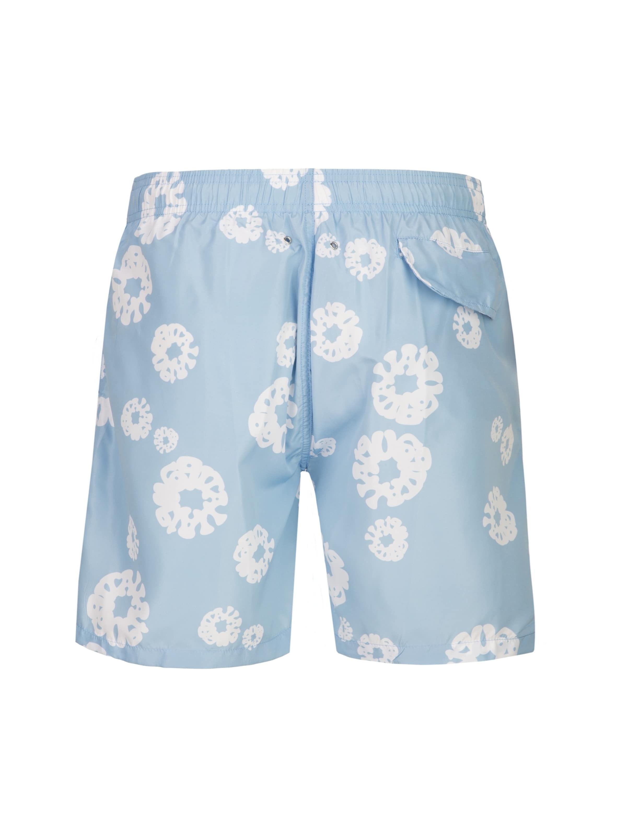 19V69 ITALIA Swimming shorts 'Siro Puffy' in Blue