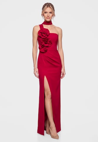 Ombre Avondjurk in Rood: voorkant
