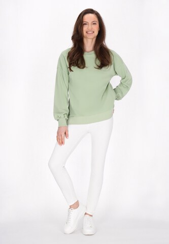 usha BLUE LABEL Sweatshirt in Groen