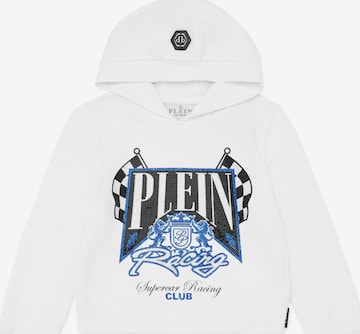 Felpa 'Racing Club' di Philipp Plein in bianco: frontale