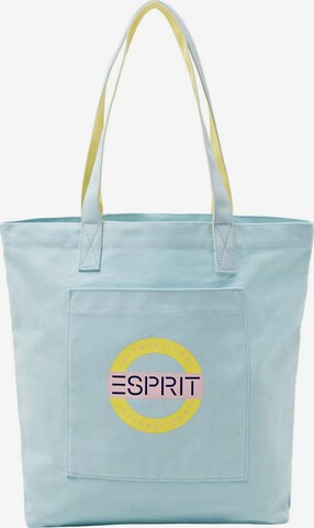 ESPRIT Shopper in Blauw: voorkant