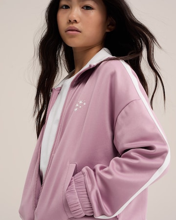 WE Fashion - Sudadera con cremallera en lila
