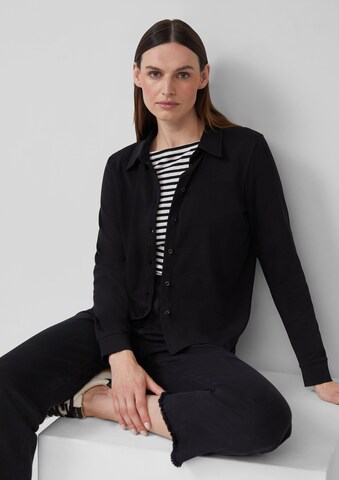 s.Oliver Bluse in Schwarz: Vorderseite