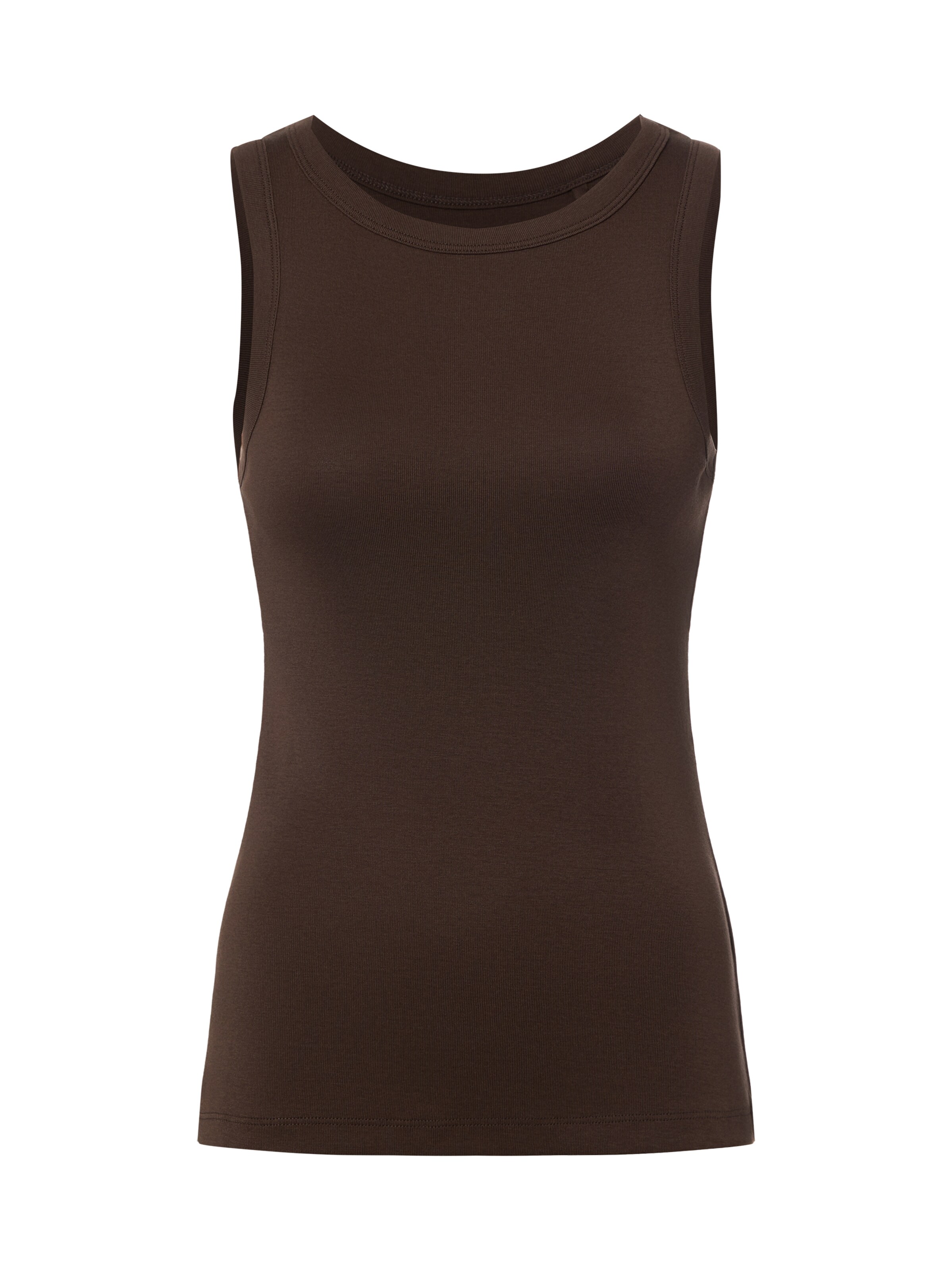 Marie Lund Top in Brown: front
