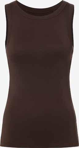 Marie Lund Top in Brown: front