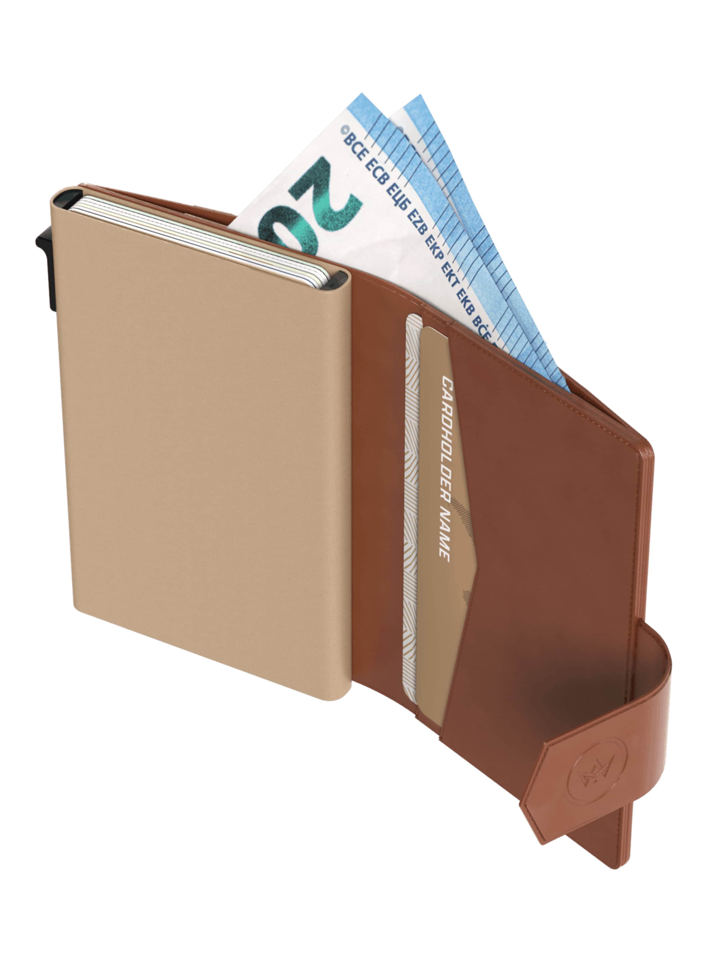 Porte-monnaies 'Pasjeshouder Plus' Prowallet en marron