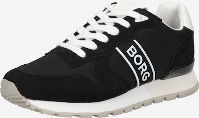 BJÖRN BORG Baskets basses en noir / blanc, Vue avec produit