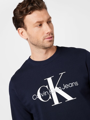 Calvin Klein Jeans Sweatshirt in Blauw