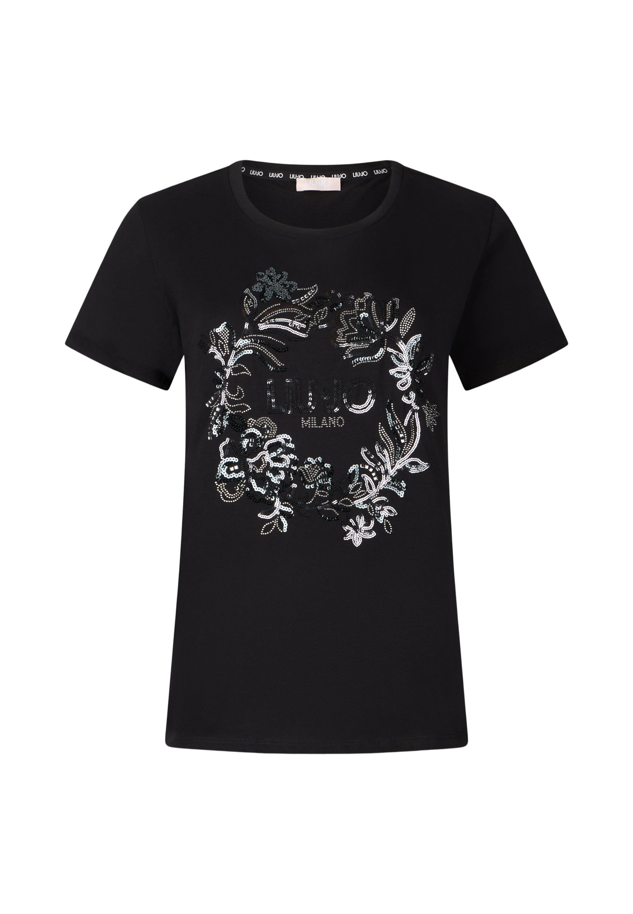 Maglietta 'Better' di Liu Jo in nero: frontale