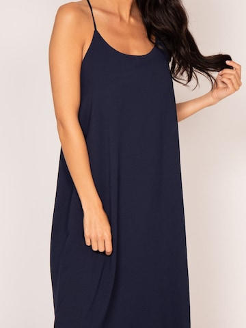Dona Lisa Zomerjurk 'Robe longue à bretelles IGGY' in Blauw: voorkant