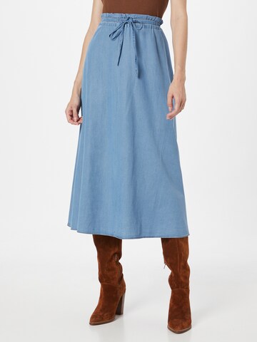 Whistles Skirt in Blue: front